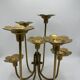 Candlestick candle holder 7 branches flowers