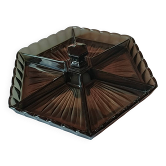 Val Saint Lambert serving dish. Art Deco.