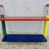 "Pencil" wall shelf designed by Pierre Sala, 1980