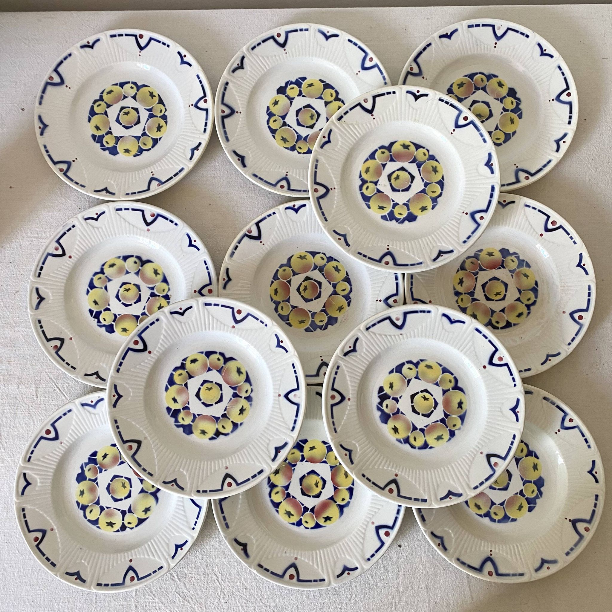 Amandinoise St Amand Art Deco Dessert Service