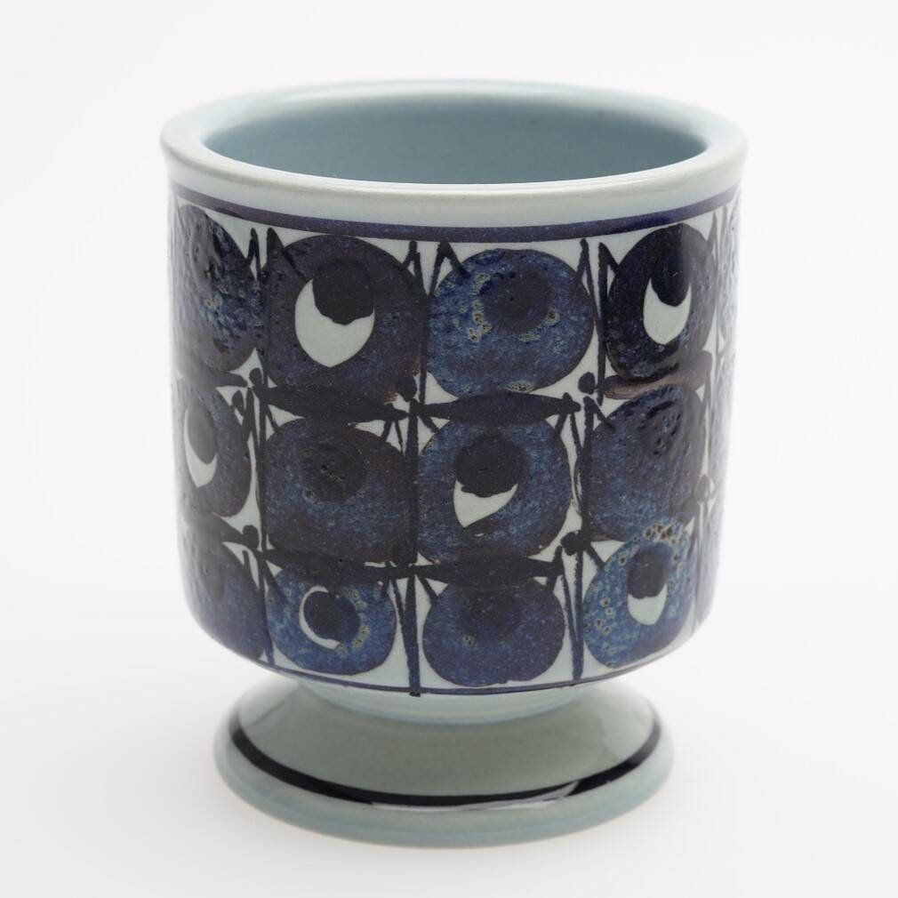 16-piece earthenware punch set from the Tenera series by Grete Helland-Hansen for Royal Copenhagen