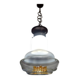 Murano glass mushroom pendant light by Mazzega Italy 1960.70