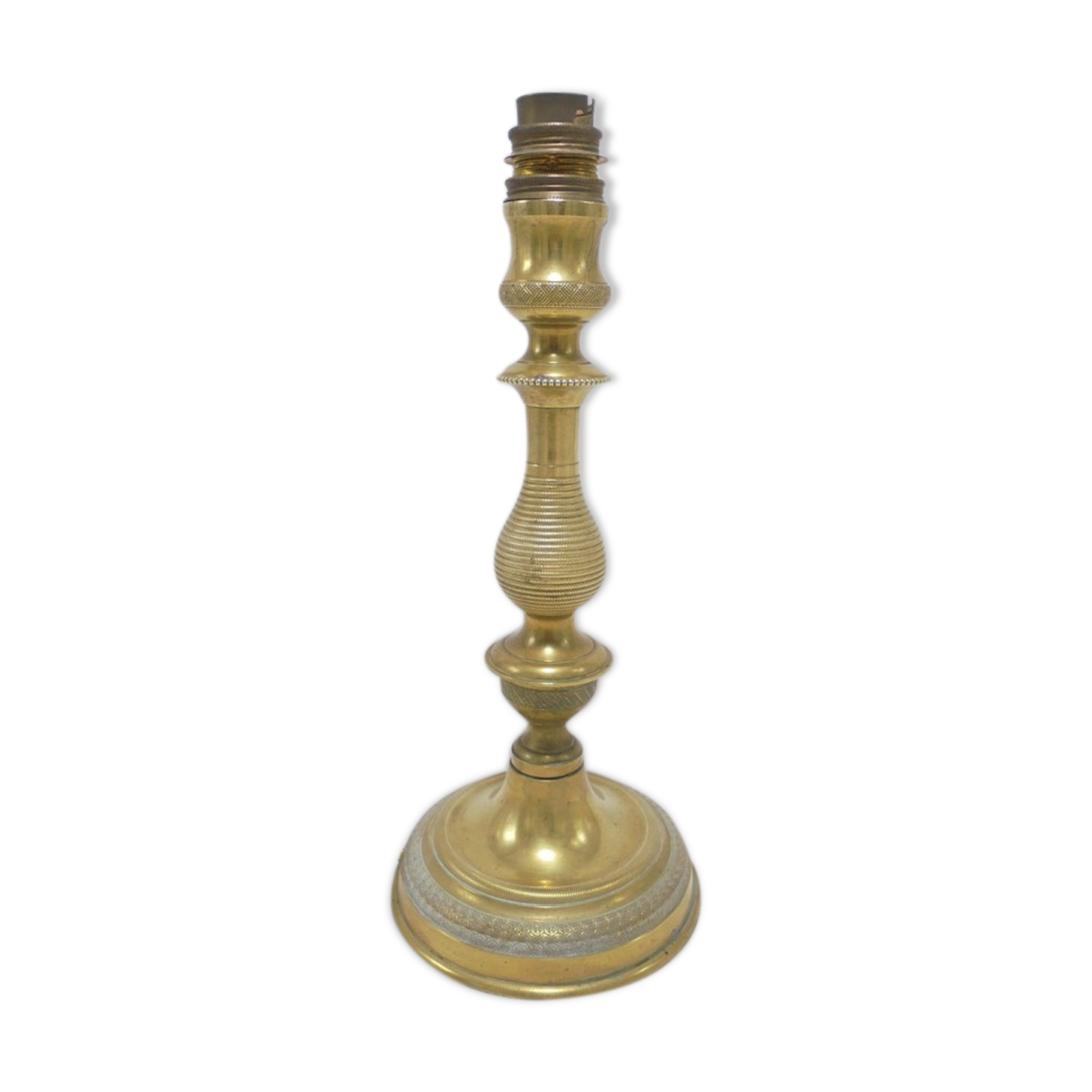 Brass lamp foot