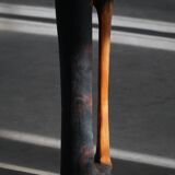 Large wooden sculpture "Black Elegance" by Ole Wettergren, Denmark, 1990s.