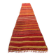 Ancien chemin de Kilim étroit turc 320x53 cm shabby chic, kelim vintage