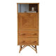 Vintage rattan secretary