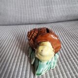 Vintage ceramic in the shape of a snail