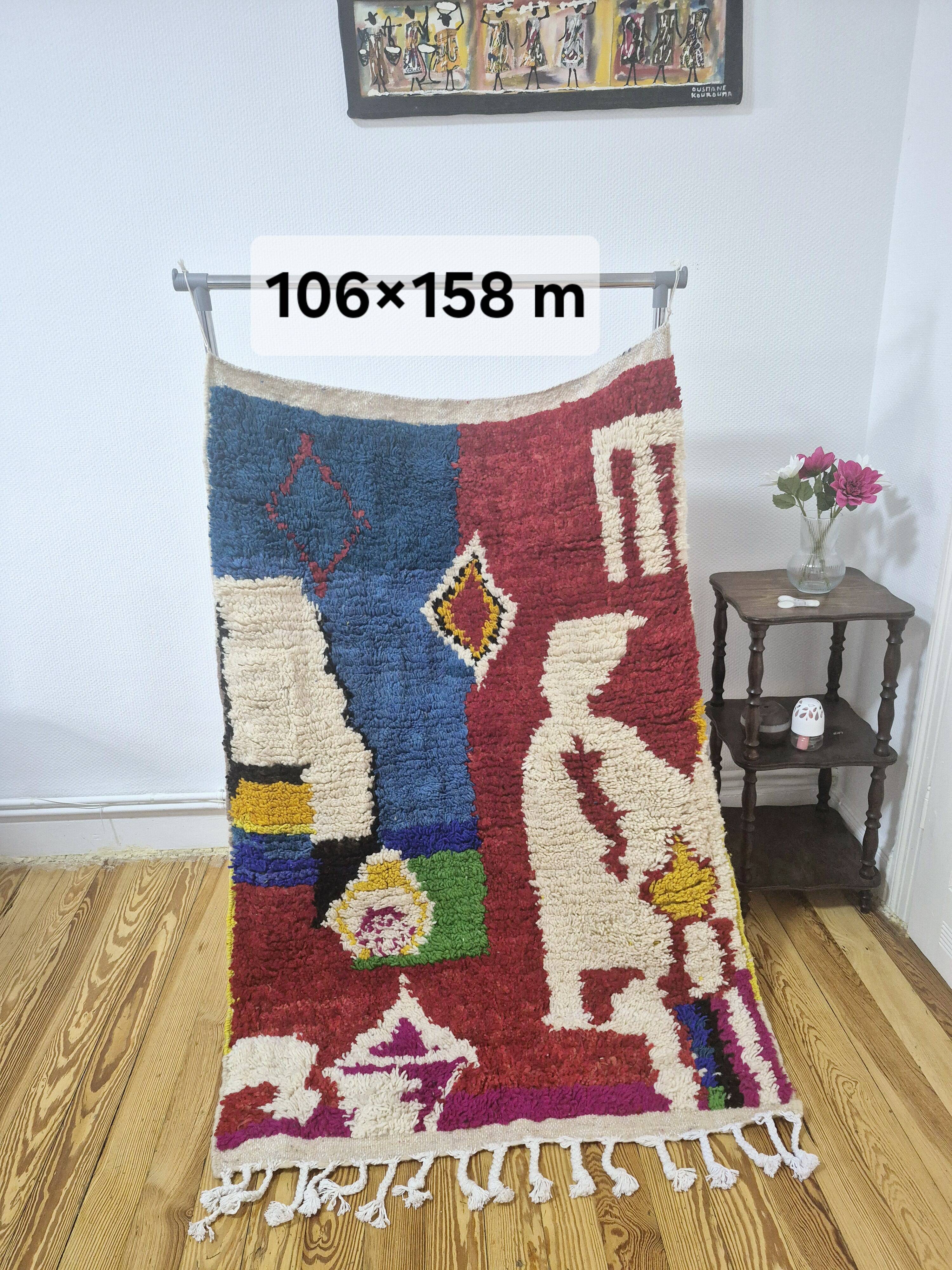 Berber Carpet Handmade 100% wool