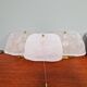 Pair of frosted glass wall lights, Kalmar, 1960s