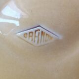 5 Orfinox majolica oyster plates