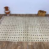 Tapis berbère a pois fait main 250 X 150 CM