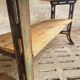 Industrial table side table kitchen island or bathroom furniture