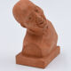 Gaston hauchecorne sculpture bust terre cuite "chinese thinker" art deco 1930