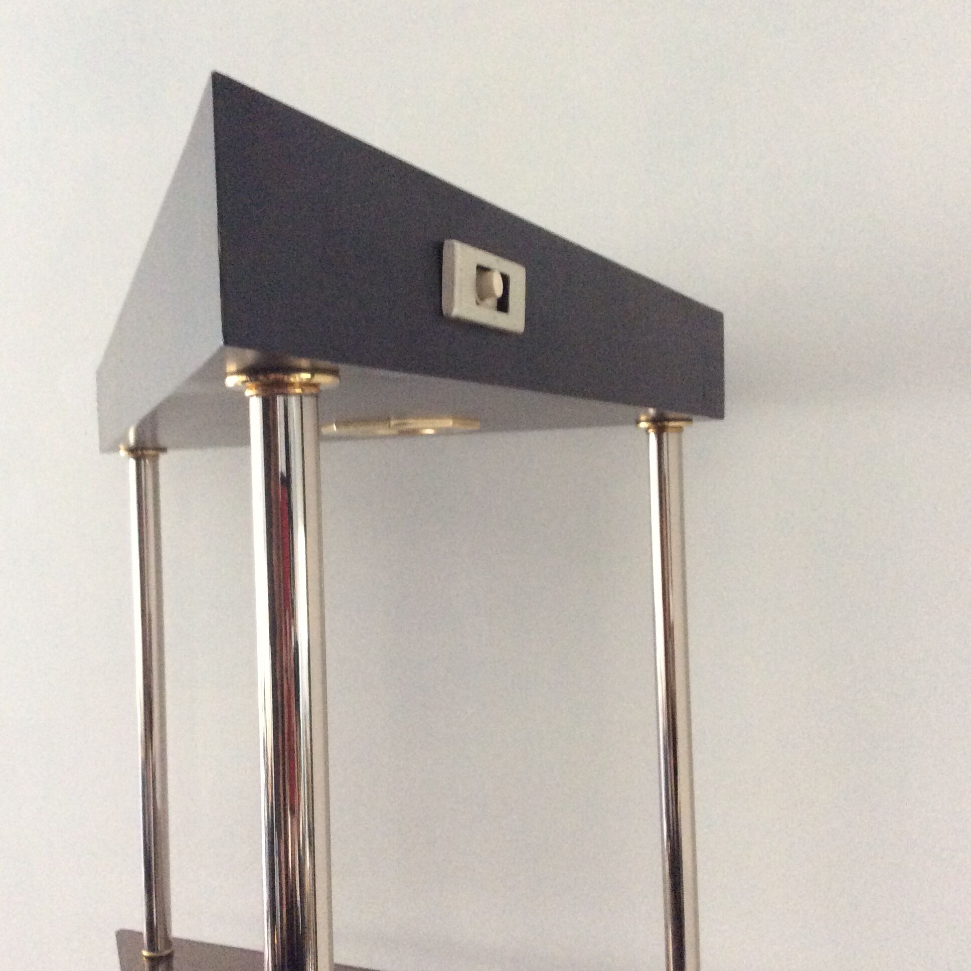 Corner shelf with lighting 1970