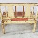 Old bench in teak