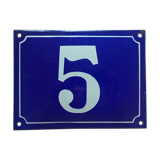 Plaque émaillée N°5