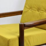 Fauteuil Vintage en Olive Jaune, 1970s