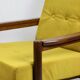 Vintage Armchair in Yellow Olive, 1970s