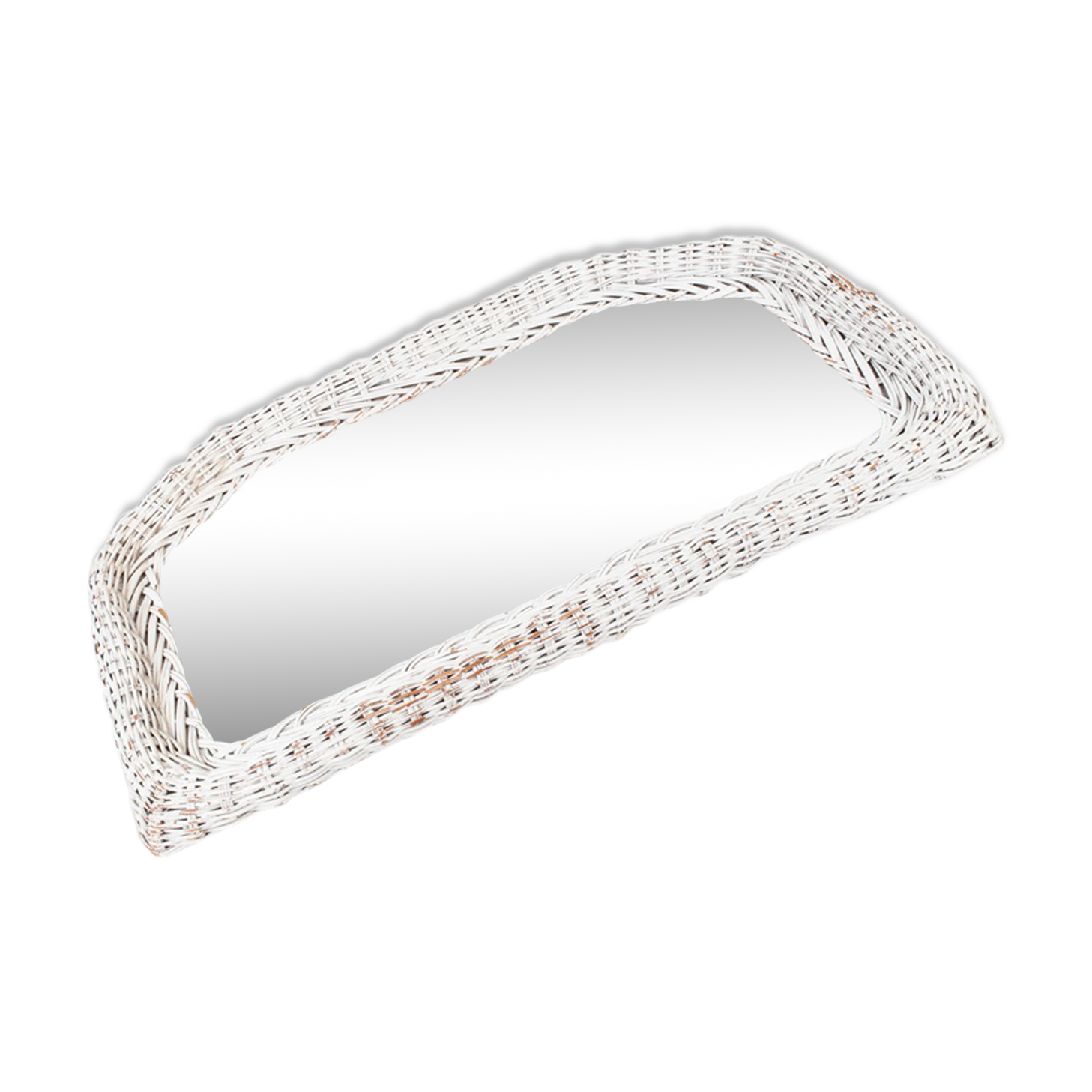 Mirror painted Wicker 60x34cm