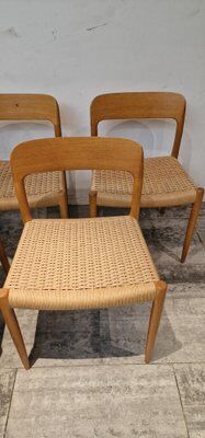Set of 8 chairs by Niels Møller for JL Møllers, Denmark, 1975