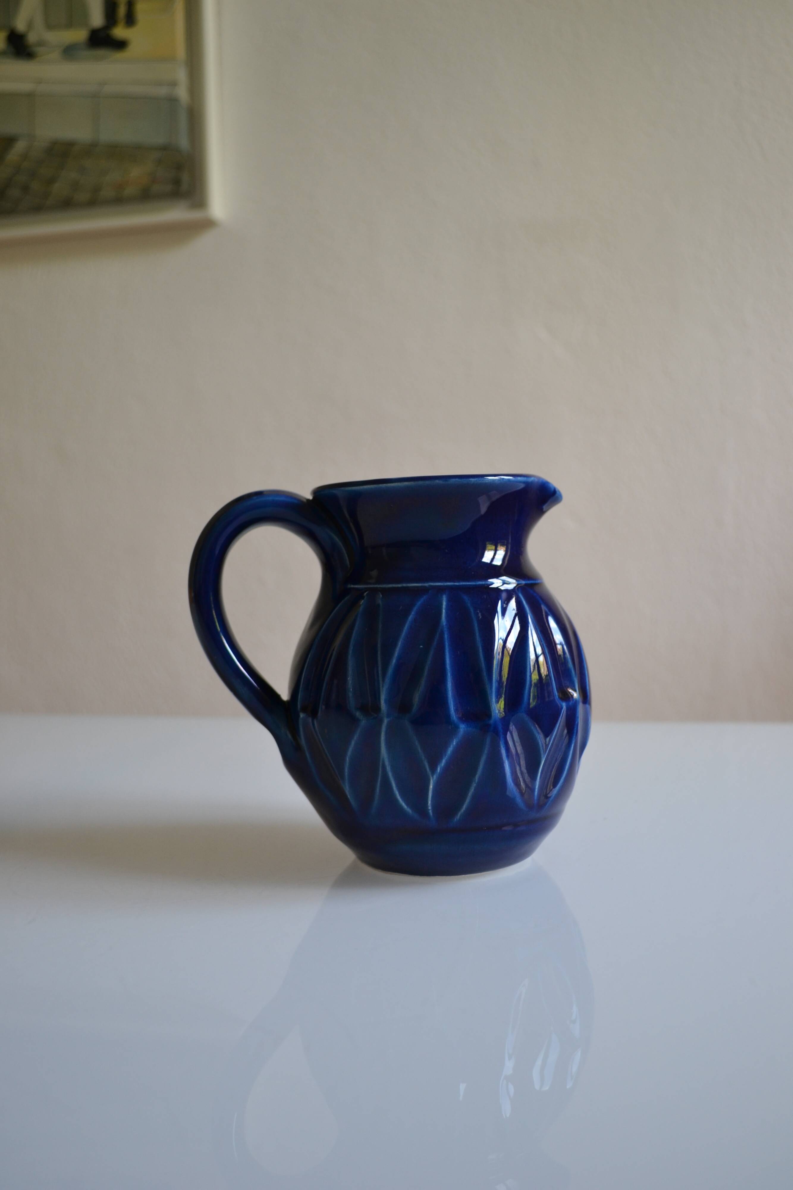 Roland Zobel (1945-2004) The Cyclades Glazed ceramic pitcher Anduze 1970