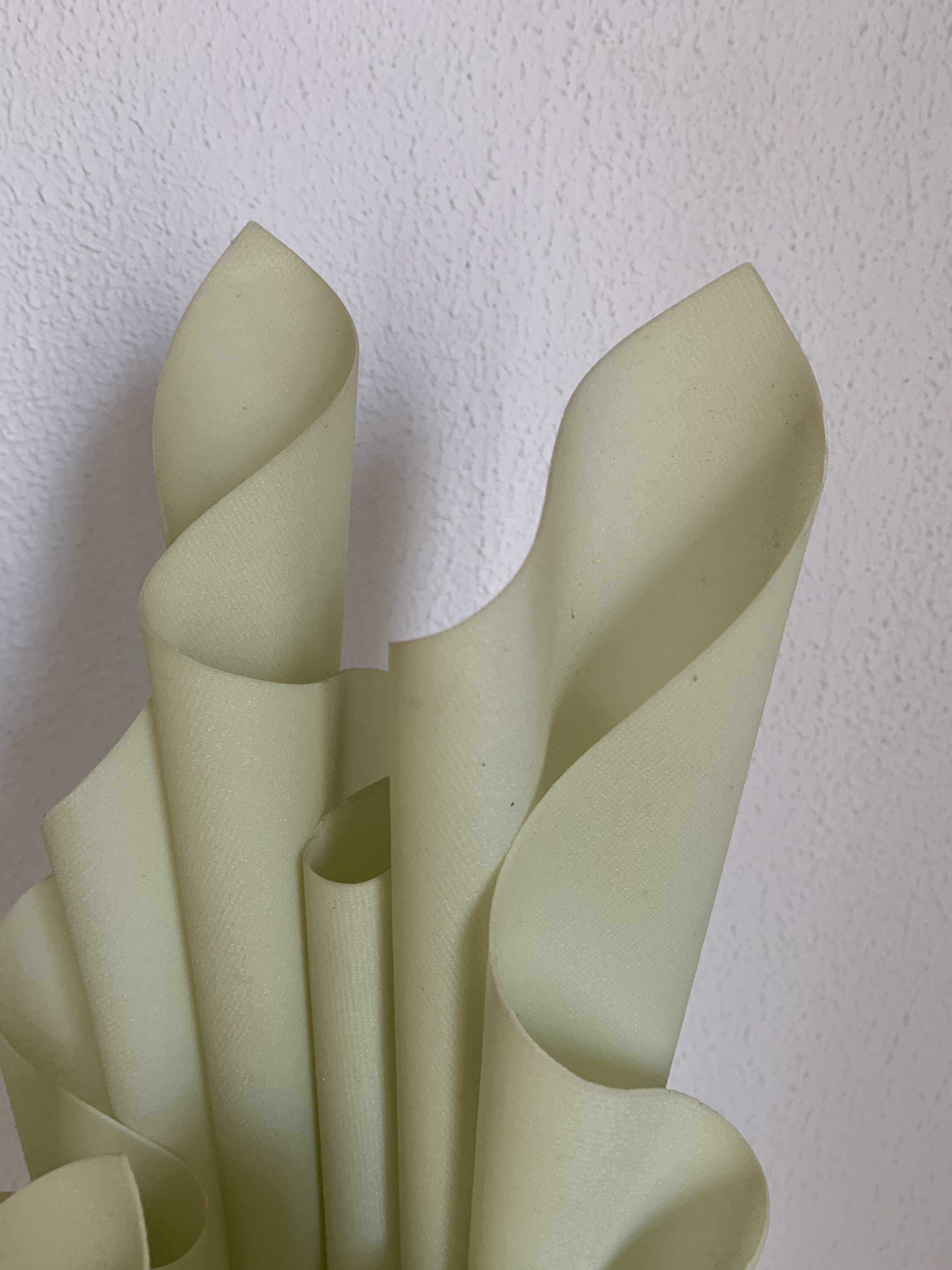 Vintage 1970s Georgia Jacob Athena Almond Green Table Lamp - 56 cm