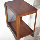 Art deco pedestal table, art deco service, art deco wood furniture, sofa end, interior decoration