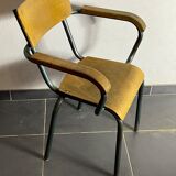 Teacher's desk and chair