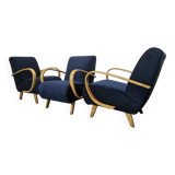 Armchairs by Jindrich Halabala for Up Závody, Set of 3