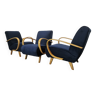 Armchairs by Jindrich Halabala for Up Závody, Set of 3