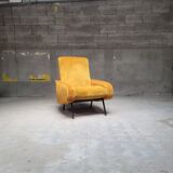Velvet armchair