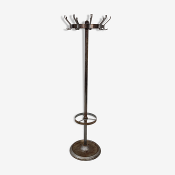 Cast iron coat hanger from the 1950s
