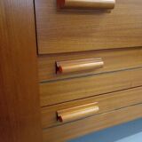 Oak-plated dresser 1980