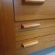 Oak-plated dresser 1980