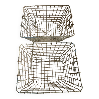 Lot de 2 mannes ostreicoles