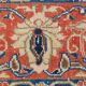 Large Antique Persian Carpet 300x397 cm, Medallion and Floral Patterns