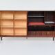 Topform highboard rosewood and brass Netherlands 1960
