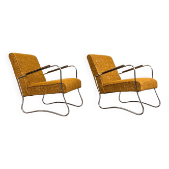 Customizable Pair Of Armchairs, 1950s, Poland.