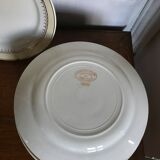 Set of 6 flat plates Lunéville