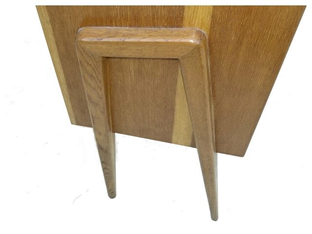 Sideboard vintage blond wood massif vintage 1950 from Charles Ramos