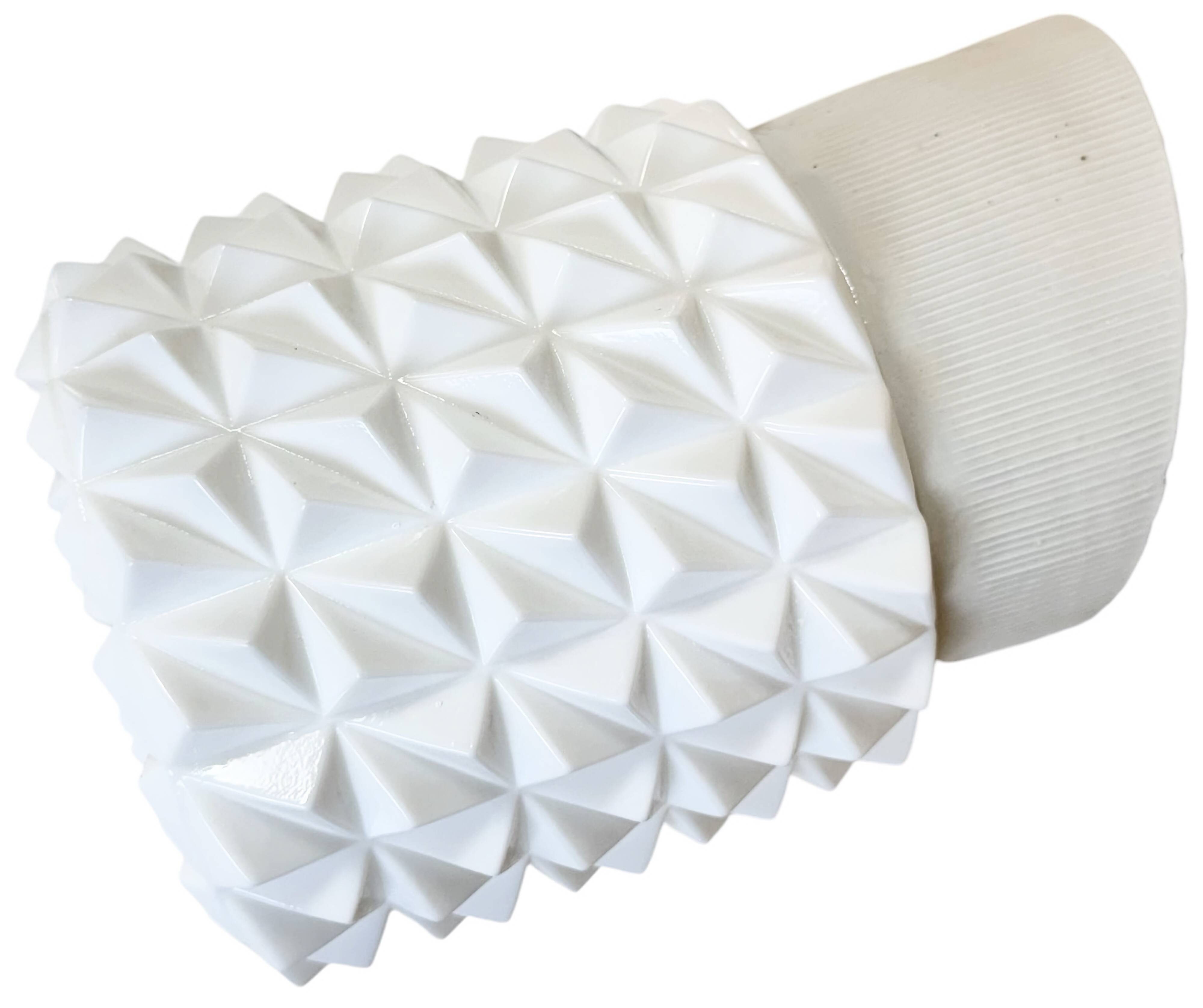 Vintage White Porcelain Wall Light, 1970s