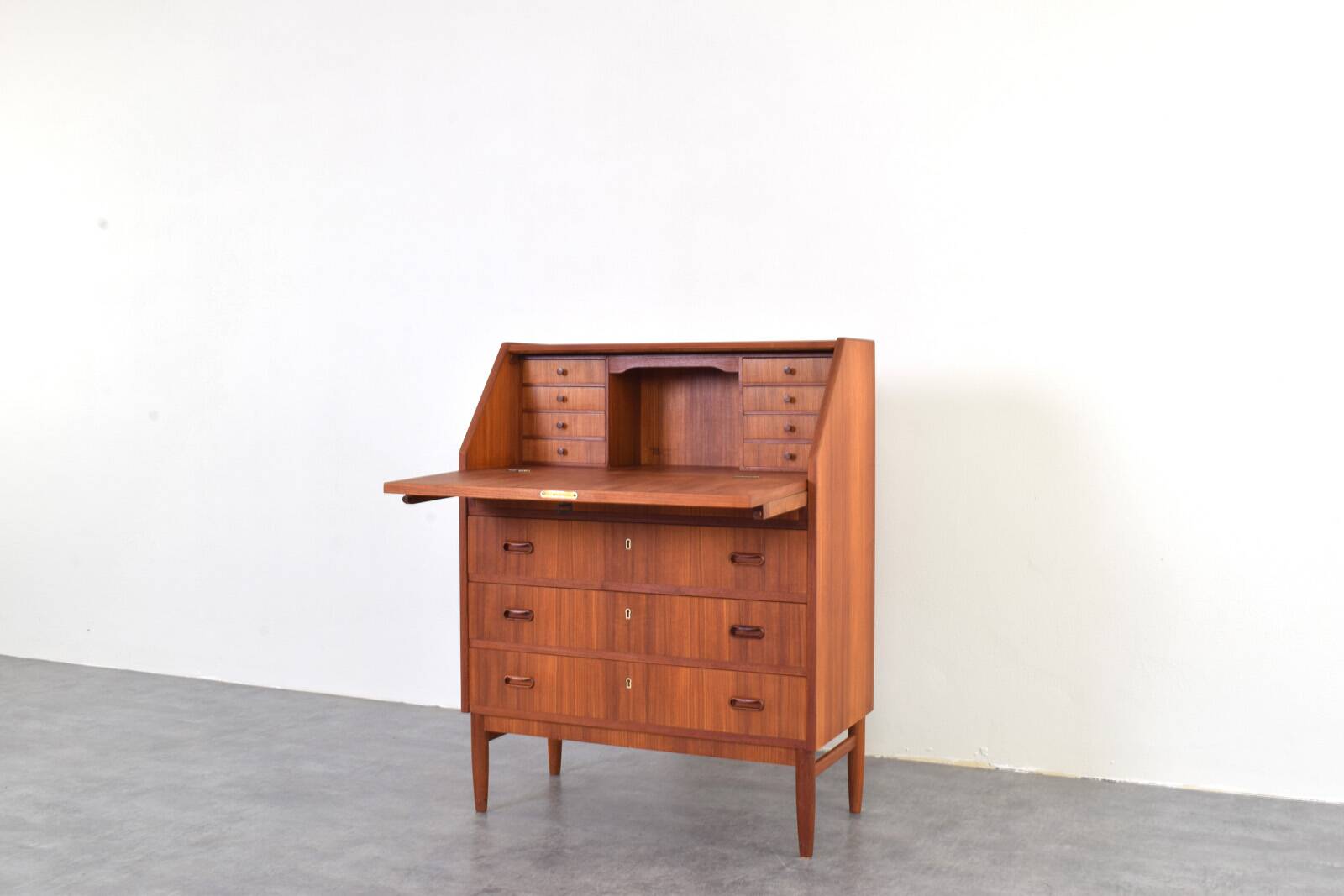 Mid-Century Danish Teak Secretary, 1960s.