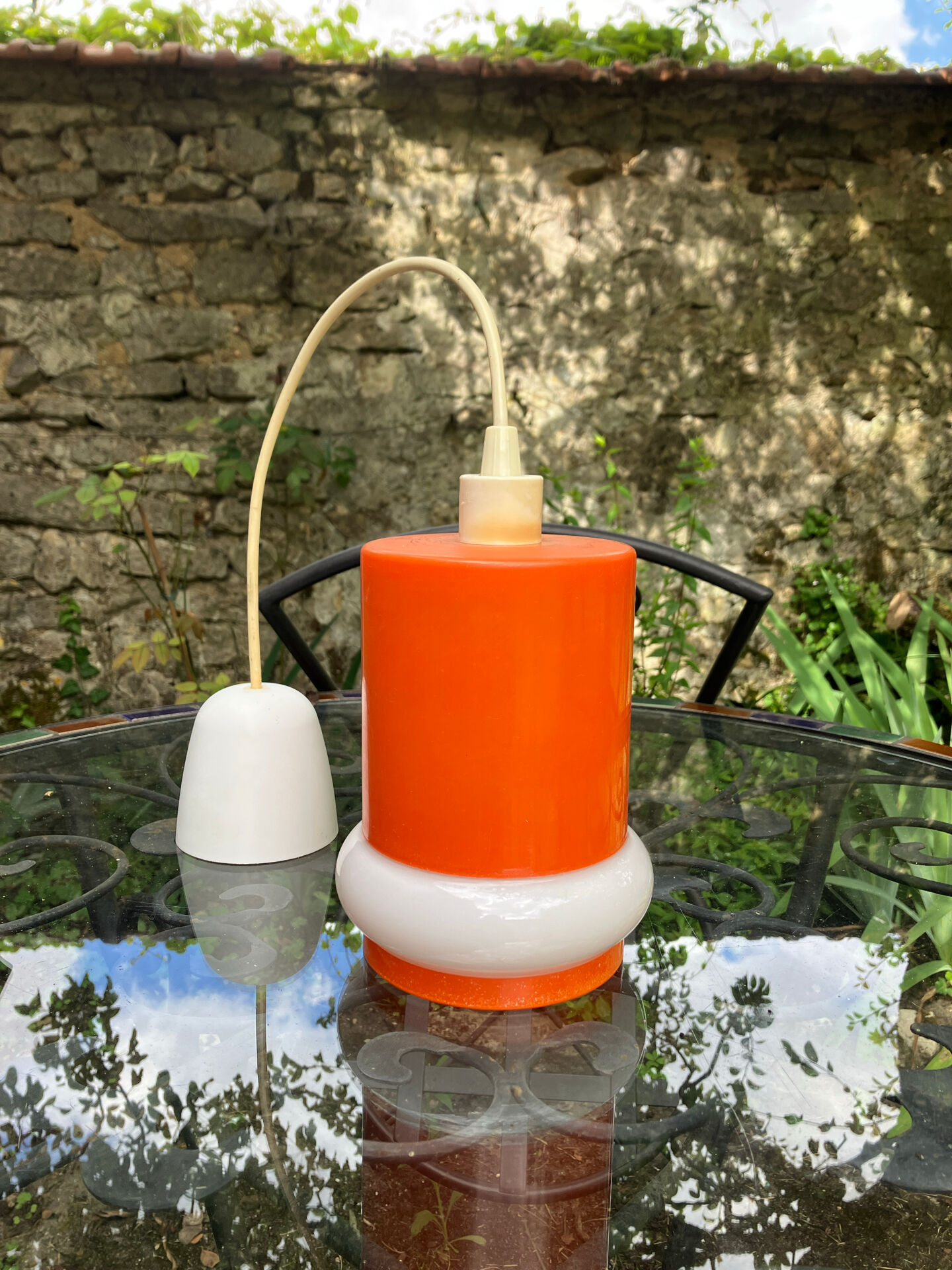 Orange suspension 1970s