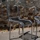 Pair of chrome Sandow chairs by René Herbst