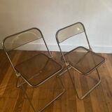 Pair of Plia Piretti chairs for Castelli