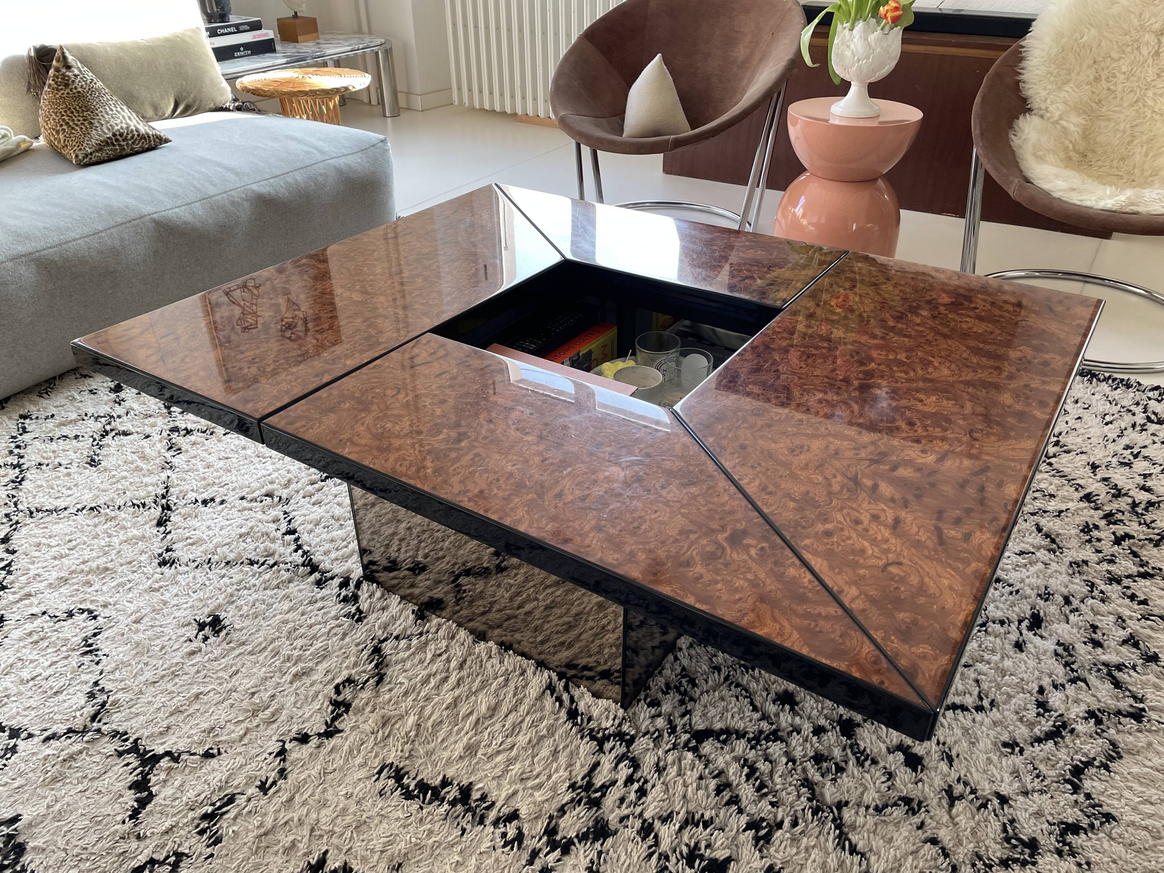 Coffee table bar Paul Michel 70s