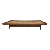 Vintage mid century daybed teak design with drawers