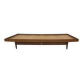 Vintage mid century daybed teak design with drawers