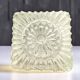 Glass flush mount ceiling or wall light