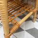 Small rattan coffee table attributed to Audoux Minet